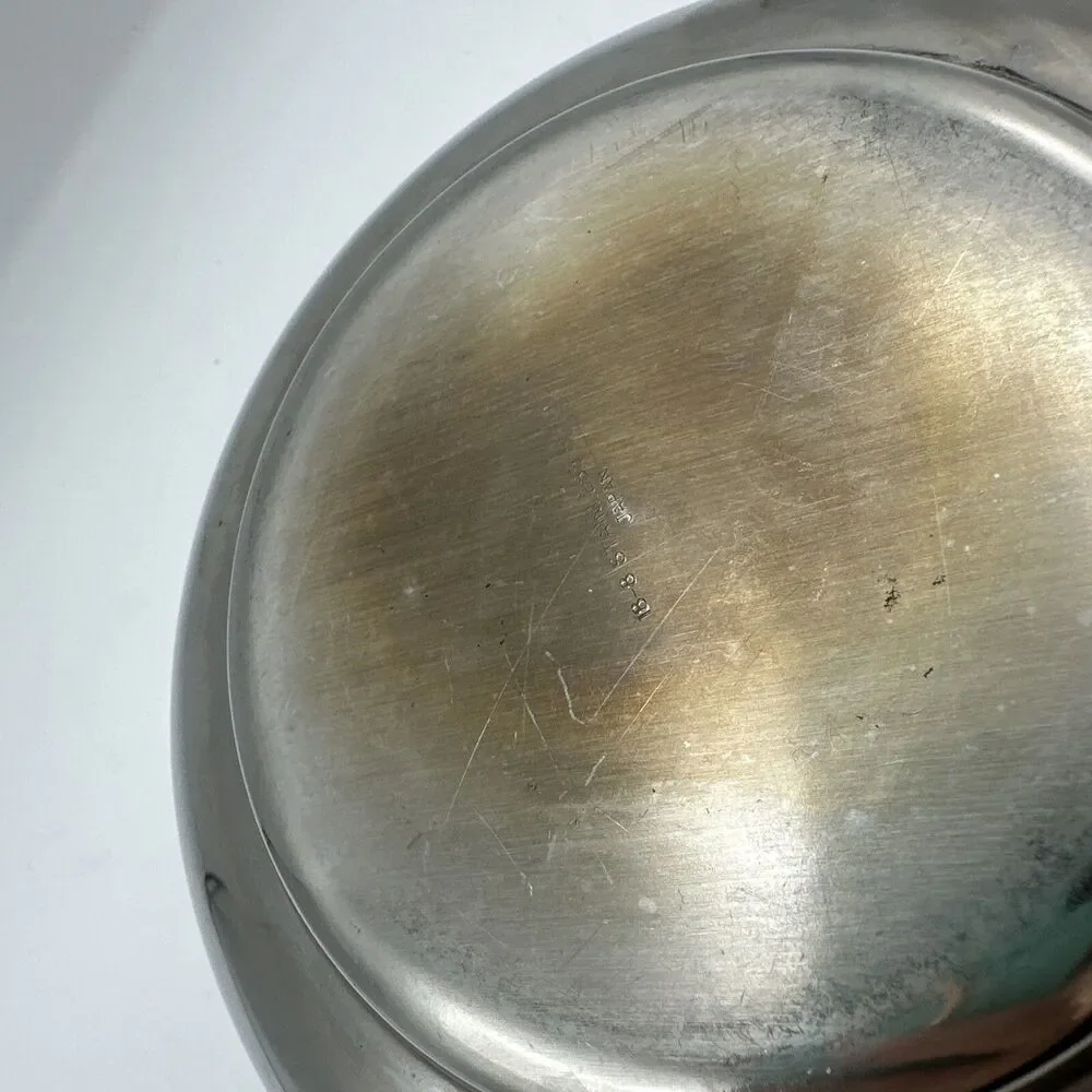 Stainless Steel Sauce Pot Wooden Handle made in Japan **SEE DESCRIP**